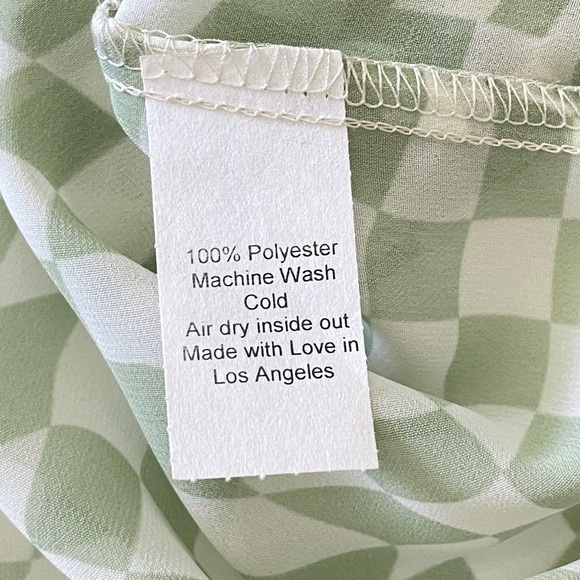 NWT RESA Monica Sheer Chiffon Blouse Long Sleeve Button Down Shirt Hendrix M/L - Picture 15 of 15